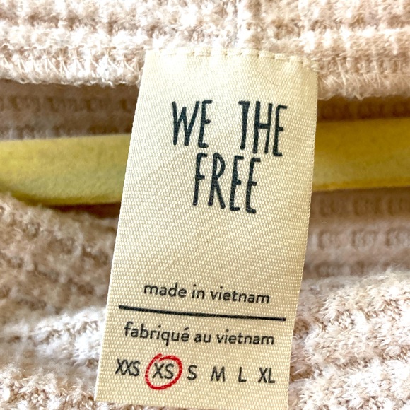 We the Free Wide Sleeve Cropped Top XS - Picture 3 of 7